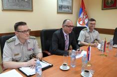 Assistant Minister Ranković meets with newly appointed Russian Defence Attaché, General Zinchenko