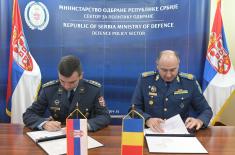 Bilateral Talks on Defence Cooperation with Romania