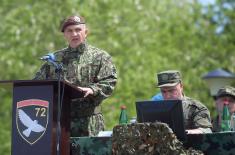 Ministar Stefanović prisustvovao vežbi pripadnika 72. brigade za specijalne operacije i 2. brigade Specnaza na Orešcu 