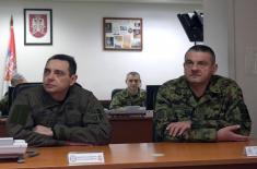 Minister Vulin visits Defence Operations Centre on the first day of 2020