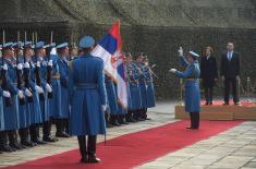 Meeting of Ministers of Defense of Serbia and France