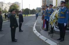 Положени венци на спомен-плочу погинулим кинеским новинарима