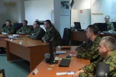 Minister Vulin visits Defence Operations Centre on the first day of 2020