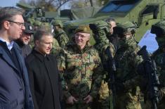 President Vučić: We will continue equipping our armed forces