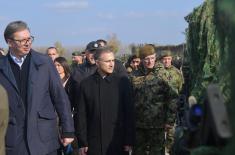 President Vučić: We will continue equipping our armed forces