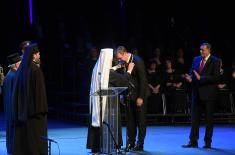 Order of Saint Sava Presented to the President of the Republic of Serbia and Supreme Commander of the Serbian Armed Forces 