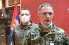 The Minister of Defence at the General Staff on Easter: The Serbian Armed Forces have shown that they are a great support to their country