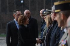 Meeting of Ministers of Defense of Serbia and France