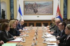 Meeting of Ministers of Defense of Serbia and France