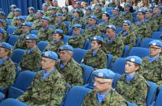 Send-Off Ceremony for the Contingent of the Serbian Armed Forces to the UN Mission in Central African Republic