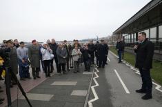 Members of the Serbian Armed Forces swam for the Holy Epiphany Cross