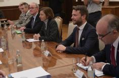 President Vučić meets with Minister of the Armies of France