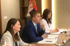 Minister Stefanović holds meeting to discuss defence industry