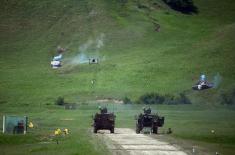 Minister Stefanović attends exercise conducted by members of 72nd Special Operations Brigade and 2nd Spetsnaz Brigade at Orešac