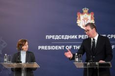 President Vučić meets with Minister of the Armies of France