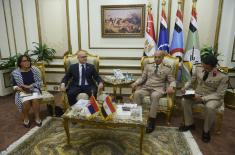 Minister Vučević meets with Minister Zaki in Egypt