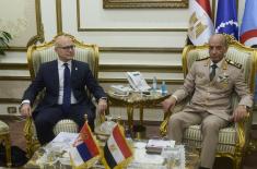 Minister Vučević meets with Minister Zaki in Egypt