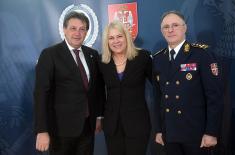 Пријем министра одбране и начелника Генералштаба поводом новогодишњих и божићних празника