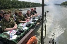 Minister Vulin at the "Titel" training ground: Our rivers and our lakes will not be without adequate defence