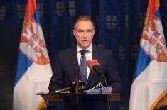 Minister Stefanović: The aircraft was transporting products made by Serbian defence industry to Bangladesh