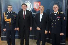 Пријем министра одбране и начелника Генералштаба поводом новогодишњих и божићних празника