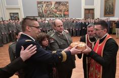 Military High School marked the patron saint of schools day