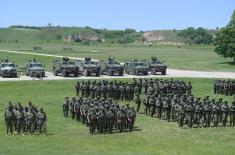 Minister Stefanović attends exercise conducted by members of 72nd Special Operations Brigade and 2nd Spetsnaz Brigade at Orešac