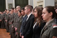 Military High School marked the patron saint of schools day