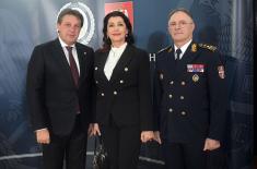 Пријем министра одбране и начелника Генералштаба поводом новогодишњих и божићних празника