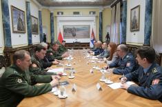 Excellent cooperation between Ministries of Defense of Serbia and Belarus  