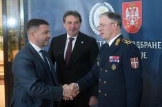 Пријем министра одбране и начелника Генералштаба поводом новогодишњих и божићних празника
