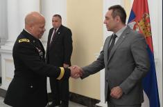 Meeting of Minister Vulin with Adjutant General of Ohio National Guard