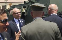 Minister Vučević visits combat vehicle factory in Cairo