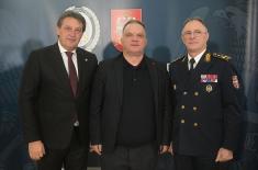 Пријем министра одбране и начелника Генералштаба поводом новогодишњих и божићних празника