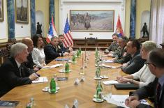 Meeting of Minister Vulin with Adjutant General of Ohio National Guard