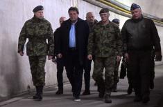 Обилазак снага Војске Србије за контролу и заштиту ваздушног простора