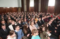 Military High School marked the patron saint of schools day