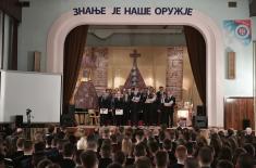 Military High School marked the patron saint of schools day