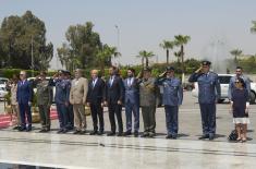 Minister Vučević lays wreaths at Monument to Unknown Hero, former president el-Sadat