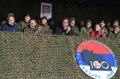 Exercise at Pasuljanske livade training ground