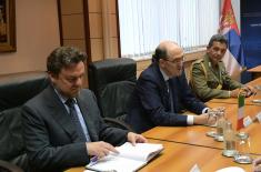 Meeting of the Minister of Defence and Ambassador of the Republic of Italy