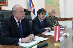 Expert talks with representatives of the Federal Ministry of Defence and Sports of the Republic of Austria held