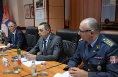 Meeting of the Minister of Defence and Ambassador of the Republic of Italy
