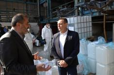 Ministar Vulin u "Prvoj iskri" u Bariču: Odbrambena industrija Srbije se prilagođava potrebama građana
