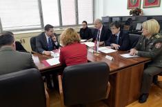 Expert talks with representatives of the Federal Ministry of Defence and Sports of the Republic of Austria held