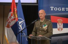 Primopredaja dužnosti šefa NATO vojne kancelarije za vezu u Beogradu