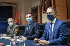 Minister of Defence meets with Mayor of Niš
