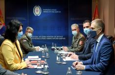 Састанак министра одбране са градоначелницом Ниша