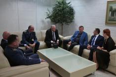 Обострано задовољство посетом министра одбране Белорусије 
