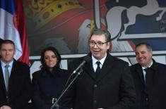 Predsednik Vučić otvorio pogon „Jumka“ u Drvaru